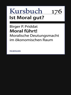 cover image of Moral führt!
